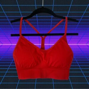 Salsa Red Sweat Seamless Sports Bra by Gymshark